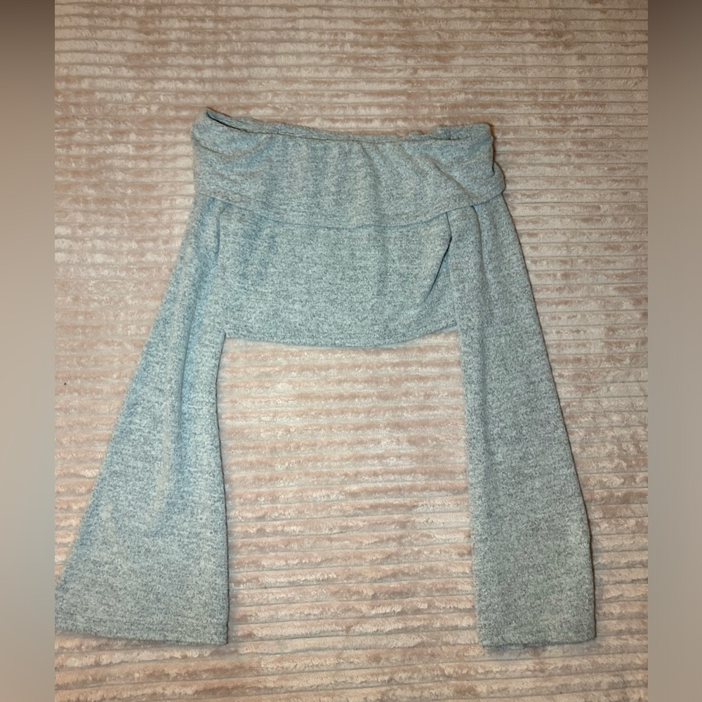 Grey off sholder top